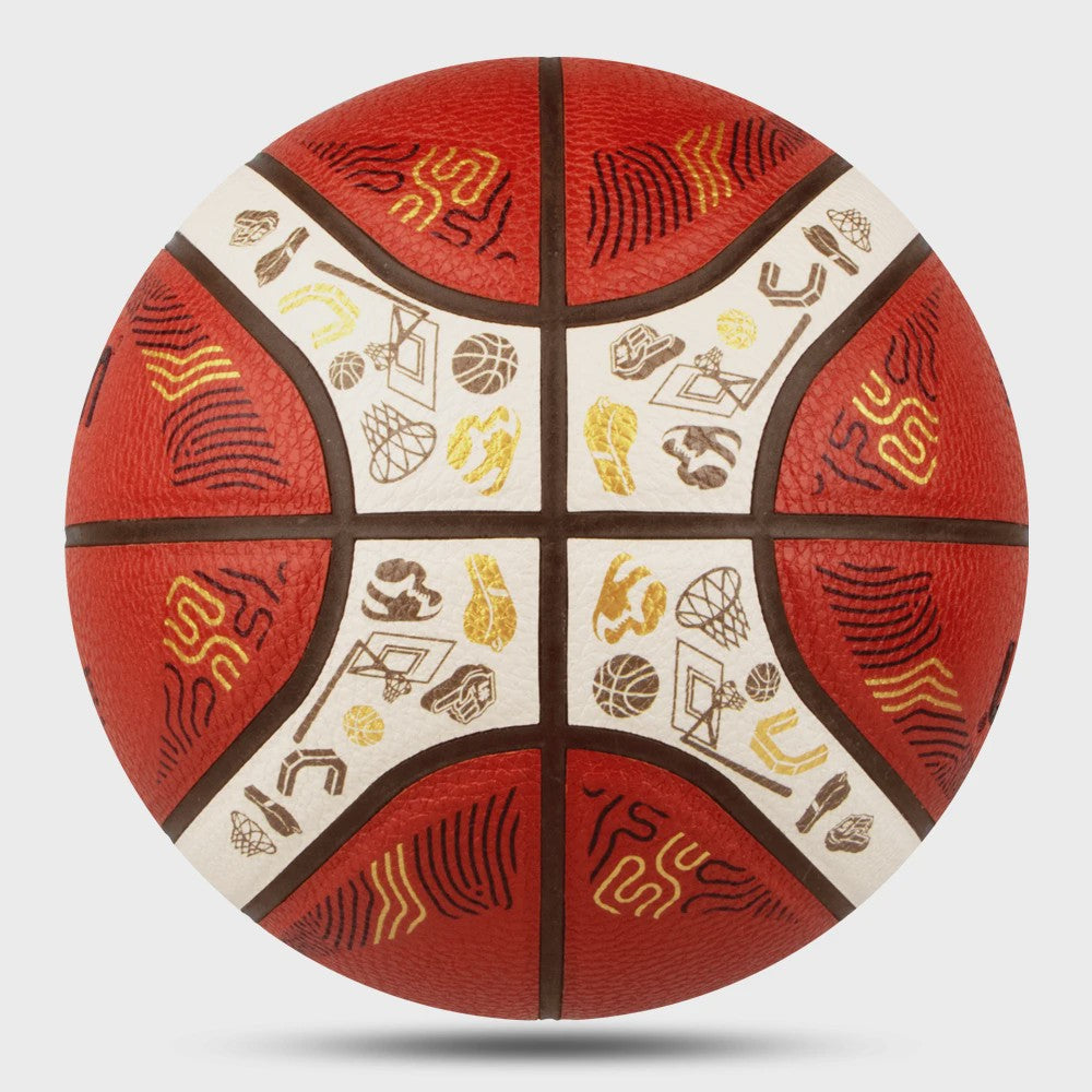 Molten BG3100 Basketbal: Officiële Maat 7, 6, 5 | PU Leer | Indoor & Outdoor Gebruik
