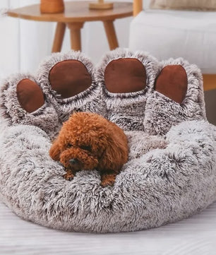Luxe Hondenkussen en Kattenmand in Unieke Pootvorm - Super Zacht en Comfortabel voor Puppy's en Kleine Honden