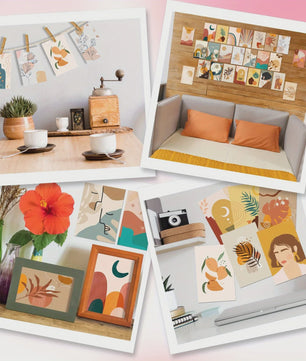50x Postcard Set - Abstracte Kunst & Esthetische Wanddecoratie voor Slaapkamer