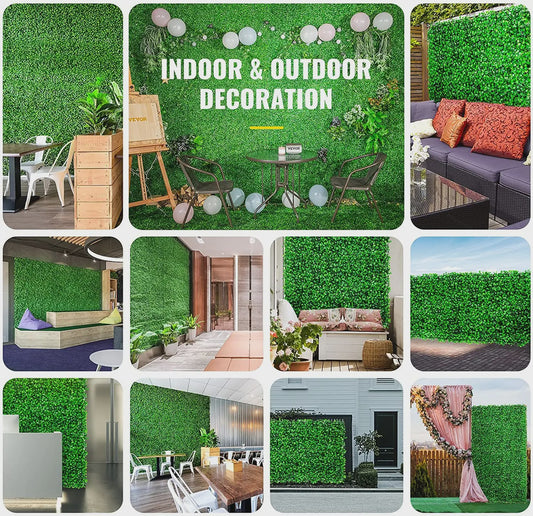 Kunstplant Muurdecoratie Buxus Hek Paneel - Realistische Groene Achterwand voor Privacy