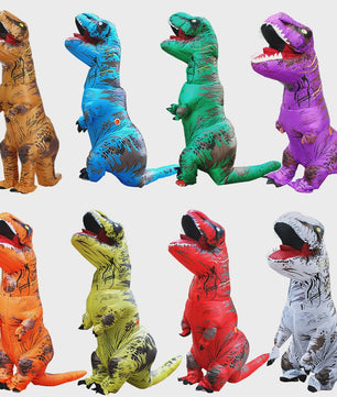 Opblaasbaar T-Rex Dinosaurus Kostuum voor Volwassenen - Perfect voor Feestjes en Halloween