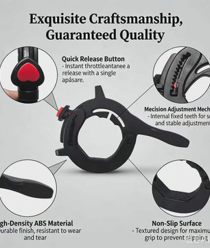 Universele Cruise Control Clip voor Motorfiets Gashendel - Comfortabel Rijden