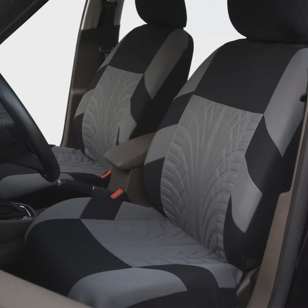Universele Autostoelhoes Set met Bandenspoor Patroon - Duurzaam & Comfortabel
