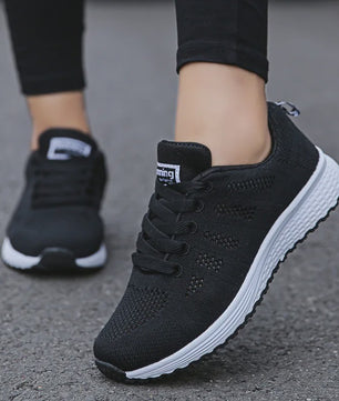 Dames Sneakers Ademend Mesh Casual Schoenen - Comfortabel Wandelen & Sport