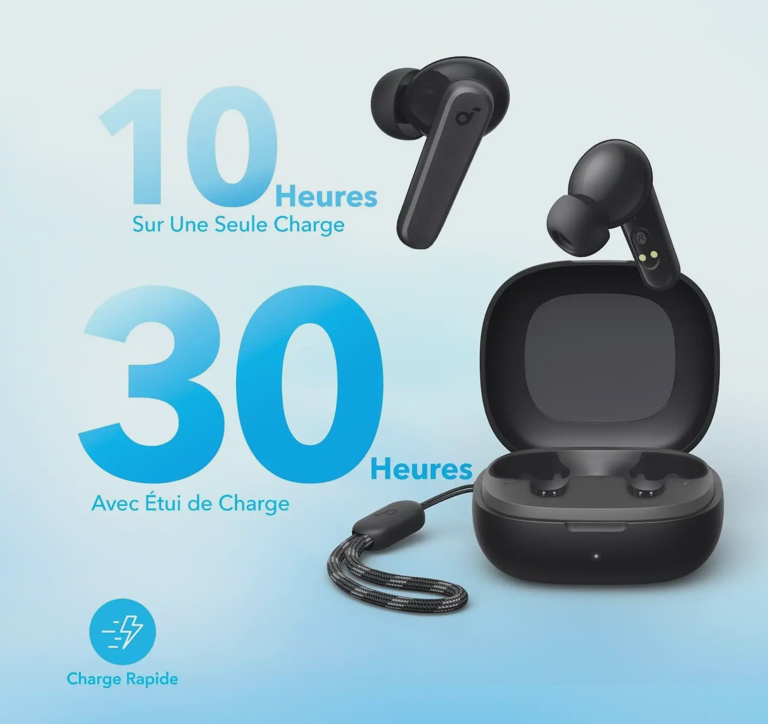Soundcore R50i Draadloze Oordopjes: 30 Uur Luistertijd, Bluetooth 5.3 & EQ