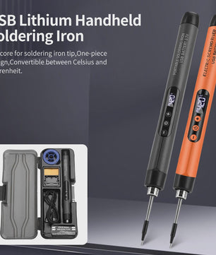 Draagbare Digitale Mini Soldeerbout Set met USB Type-C en Instelbare Temperatuur