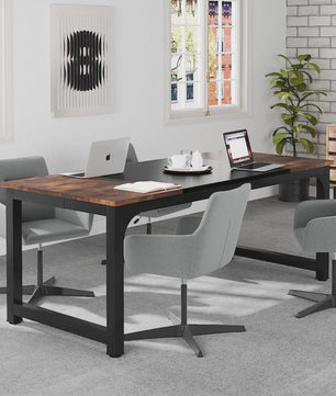 Moderne Bureau Tafel voor Thuiswerk of Kantoor - Ruim Werkstation