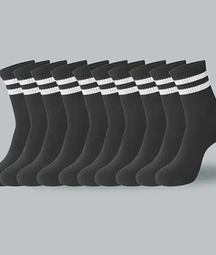 10/20 Paar Gestreept Casual Sokken Heren Dames - Ademend, Geurbestendig & Zweetabsorberend