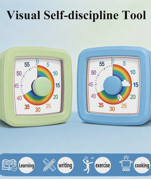 Visuele Timer 60 Minuten - Kinderen & Studenten - Zelfdiscipline & Tijdsmanagement