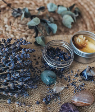 Natuurlijke Gedroogde Lavendel & Eucalyptus Set - 147 Stuks Decoratie