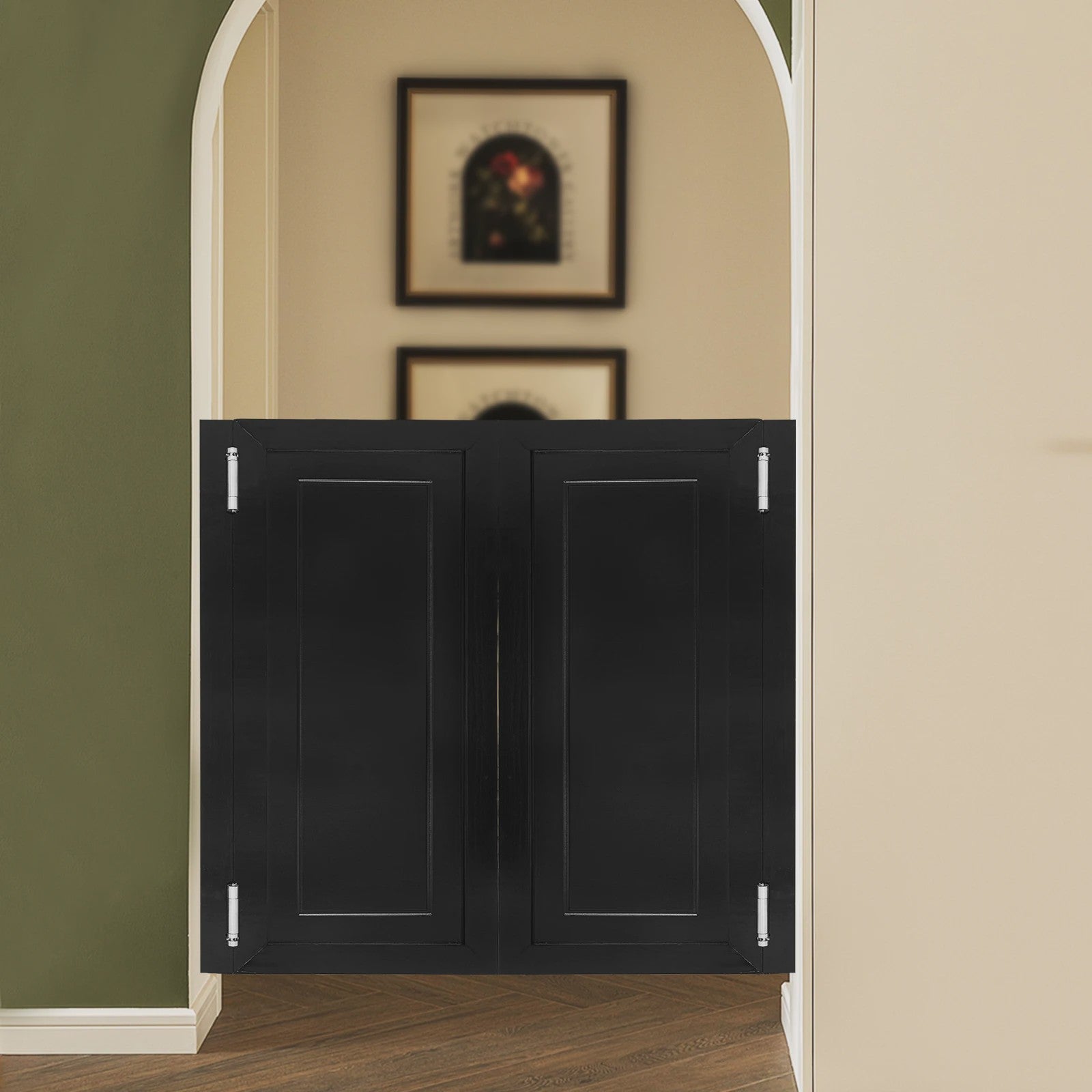Houten Dubbele Scharnierdeuren 90x40cm - Zwaaiend voor Corridors & Trappen