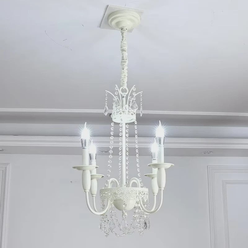 Moderne Kristallen Kroonluchter met 6 Lichtpunten - Stijlvolle Woonkamer & Slaapkamer Verlichting