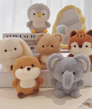 Schattige Pluche Dieren Knuffelpop - Zachte Kawaii Knuffel voor Kinderen