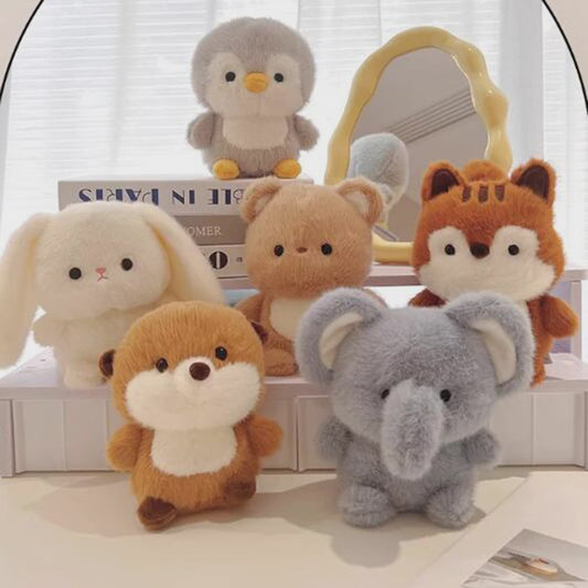 Schattige Pluche Dieren Knuffelpop - Zachte Kawaii Knuffel voor Kinderen