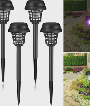 Solar Muggenvanger & Insectendoder Lamp - Waterdicht voor Tuin, Terras & Buiten