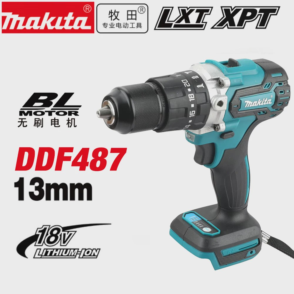 Makita DDF487 18V Brushless Accu Schroefmachine - Compact & Krachtig