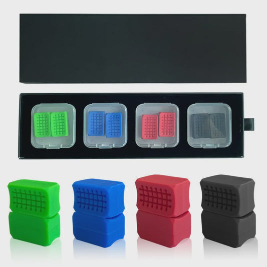 Kaaktrainer Set (2 Stuks) - Voedselkwaliteit Siliconen, Weerstand 30-60 Lbs