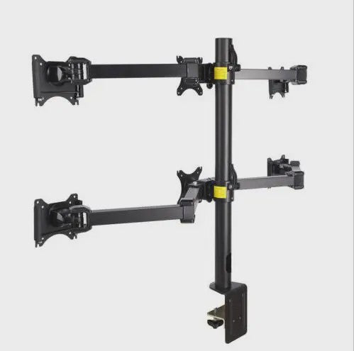 Verstelbare Monitor Arm Stand voor 6 Schermen (10"-24") - Ergonomisch Bureau Mount