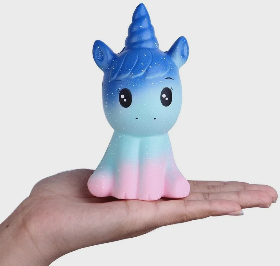 Schattige Squishy Eenhoorn Speelgoed - Langzaam Rijzend, Zacht & Geurend Stressverlichter voor Kinderen
