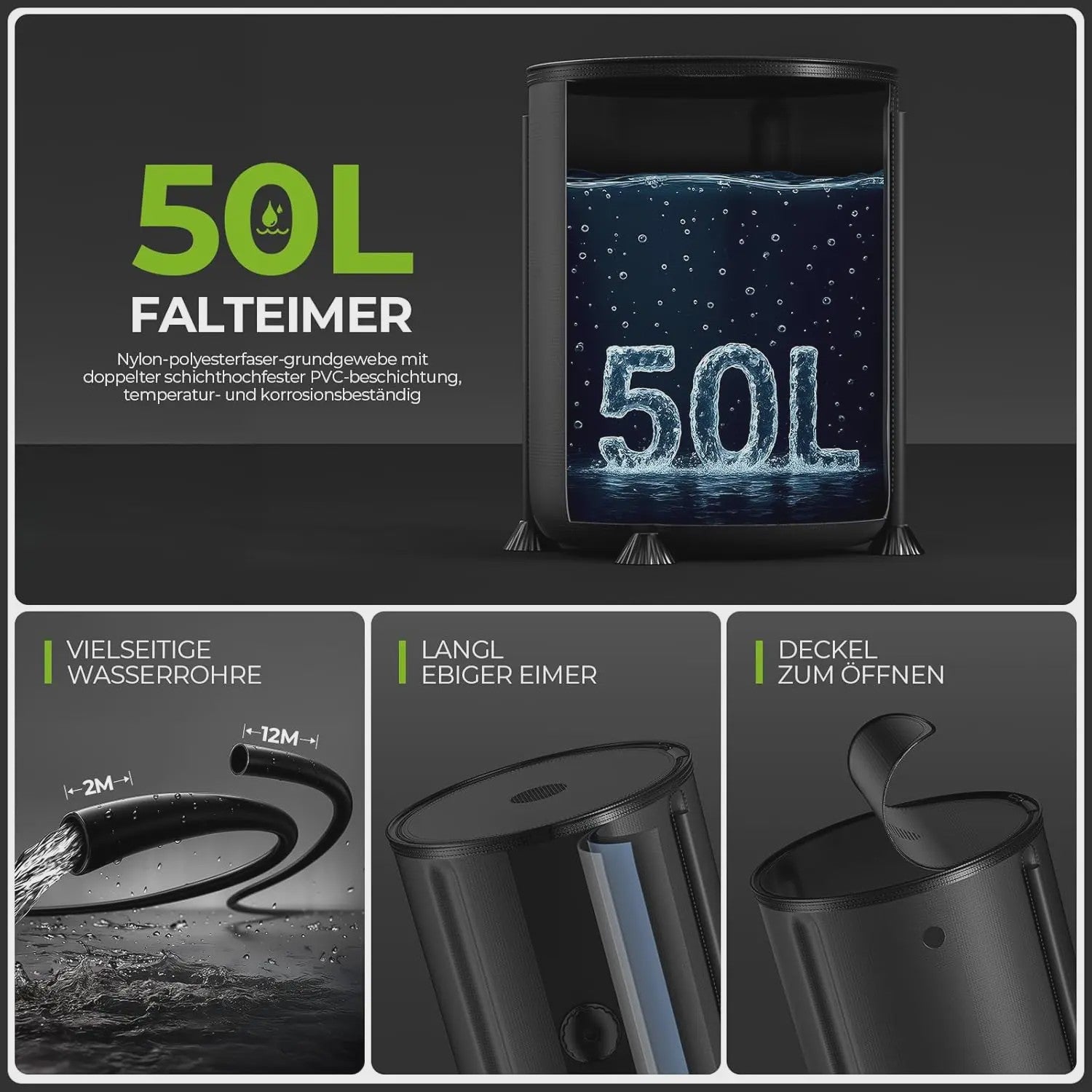 Automatisch Bewateringssysteem met 50L Tank en Waterniveausensor