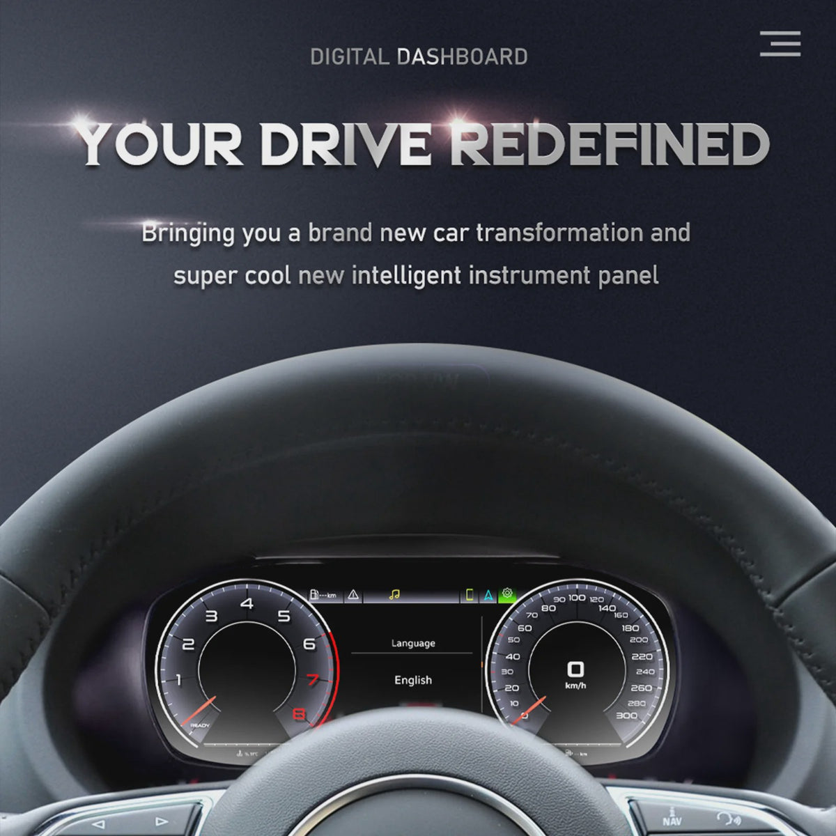 Digitale Cockpit Instrumentenpaneel LCD voor Audi A3 8P (2005-2013)