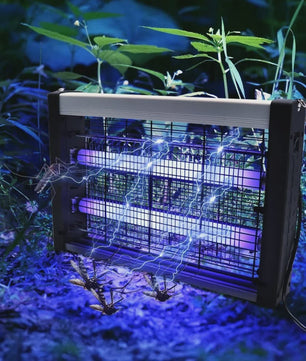 UV Muggenlamp - Oplaadbare Elektrische Insectendoder, Stiller dan 30dB, Binnen & Buiten