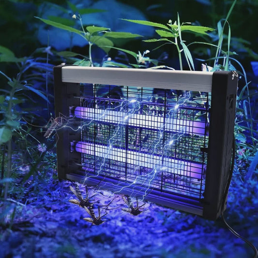 UV Muggenlamp - Oplaadbare Elektrische Insectendoder, Stiller dan 30dB, Binnen & Buiten