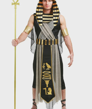 Egyptische Farao & Cleopatra Kostuum Set - Heren & Dames - Halloween & Carnaval