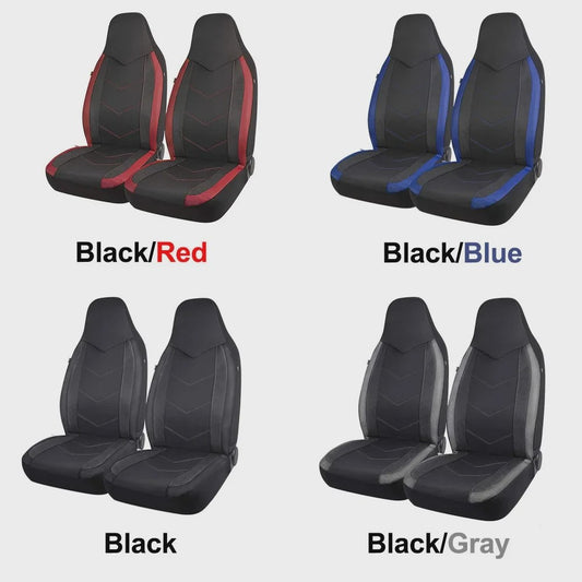 Sportieve Autostoelhoes Set met Hoge Rugleuning - Ademend Air Mesh & Airbag Compatibel