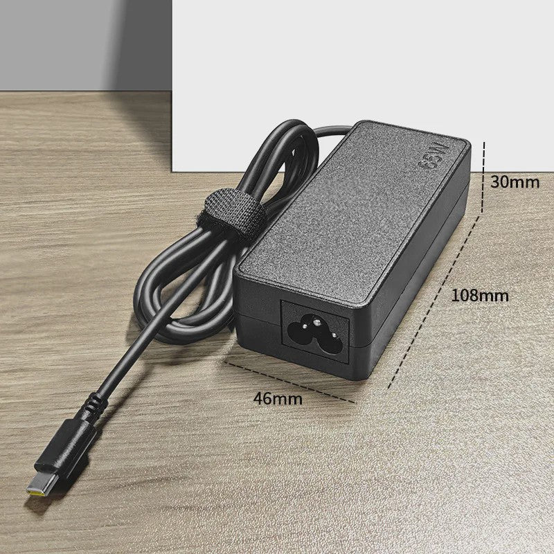 65W USB-C Laptop Lader Adapter 20V 3.25A voor Lenovo Thinkpad