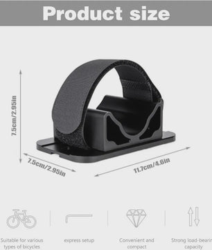 Fiets Vorkmontage Blok met Snelspanner - Ideaal voor Fietsendragers & Truckbeds