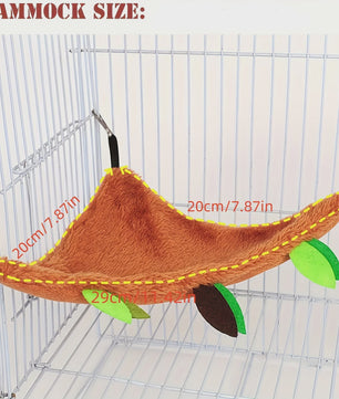 5-delige Pluche Hamster Hangmat & Swing Set voor Kleine Huisdieren
