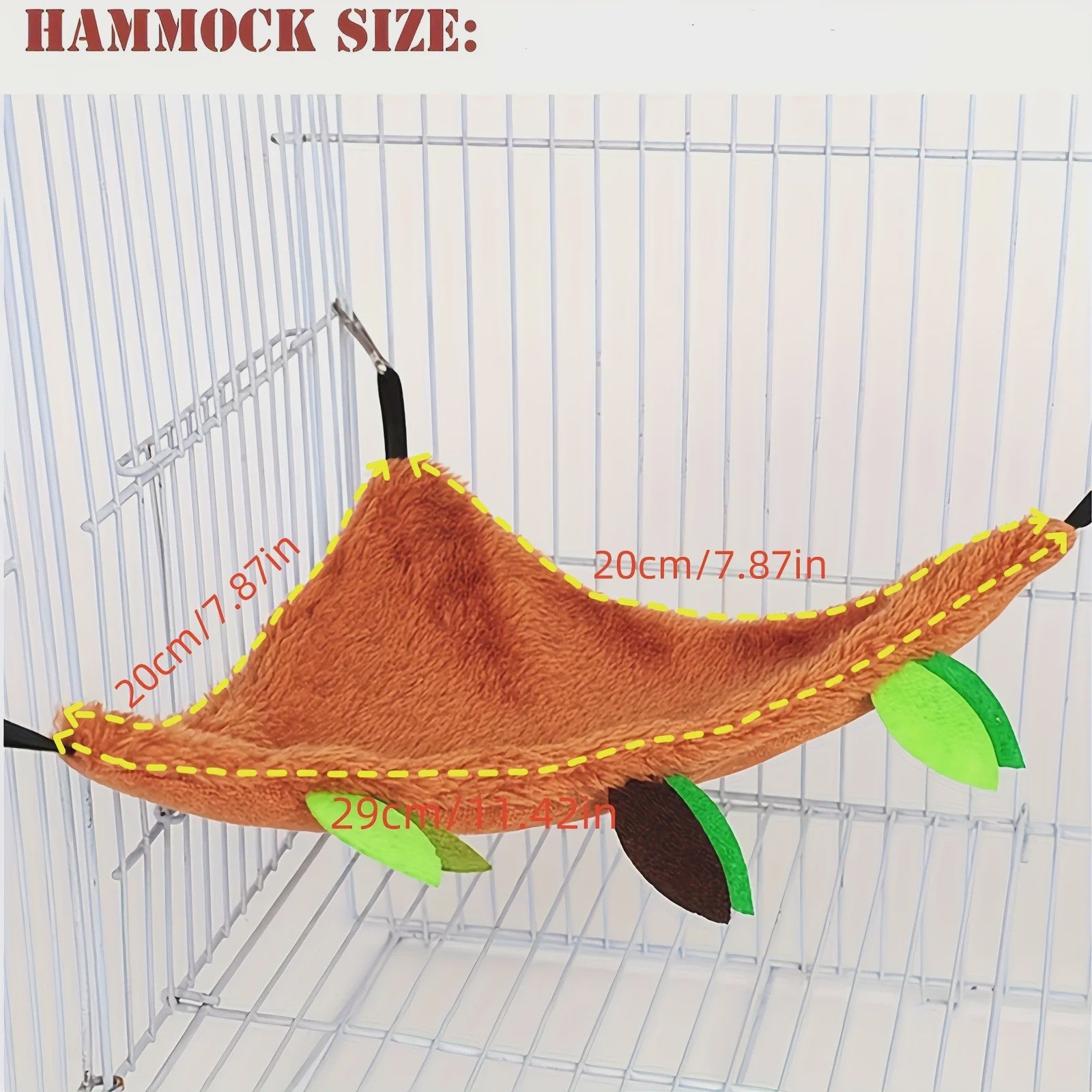 5-delige Pluche Hamster Hangmat & Swing Set voor Kleine Huisdieren