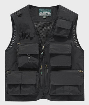 Herfst/Winter Heren Outdoor Werkkleding Vest met Mesh - Ademend & Veel Zakken