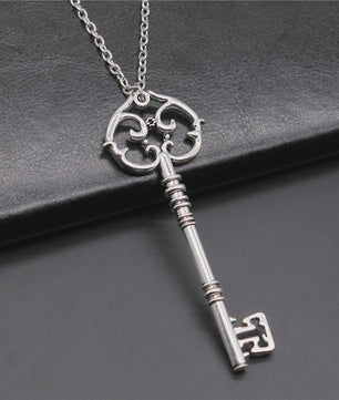Vintage Sleutelhanger Ketting - Grote Opvallende Hanger voor Dames en Heren