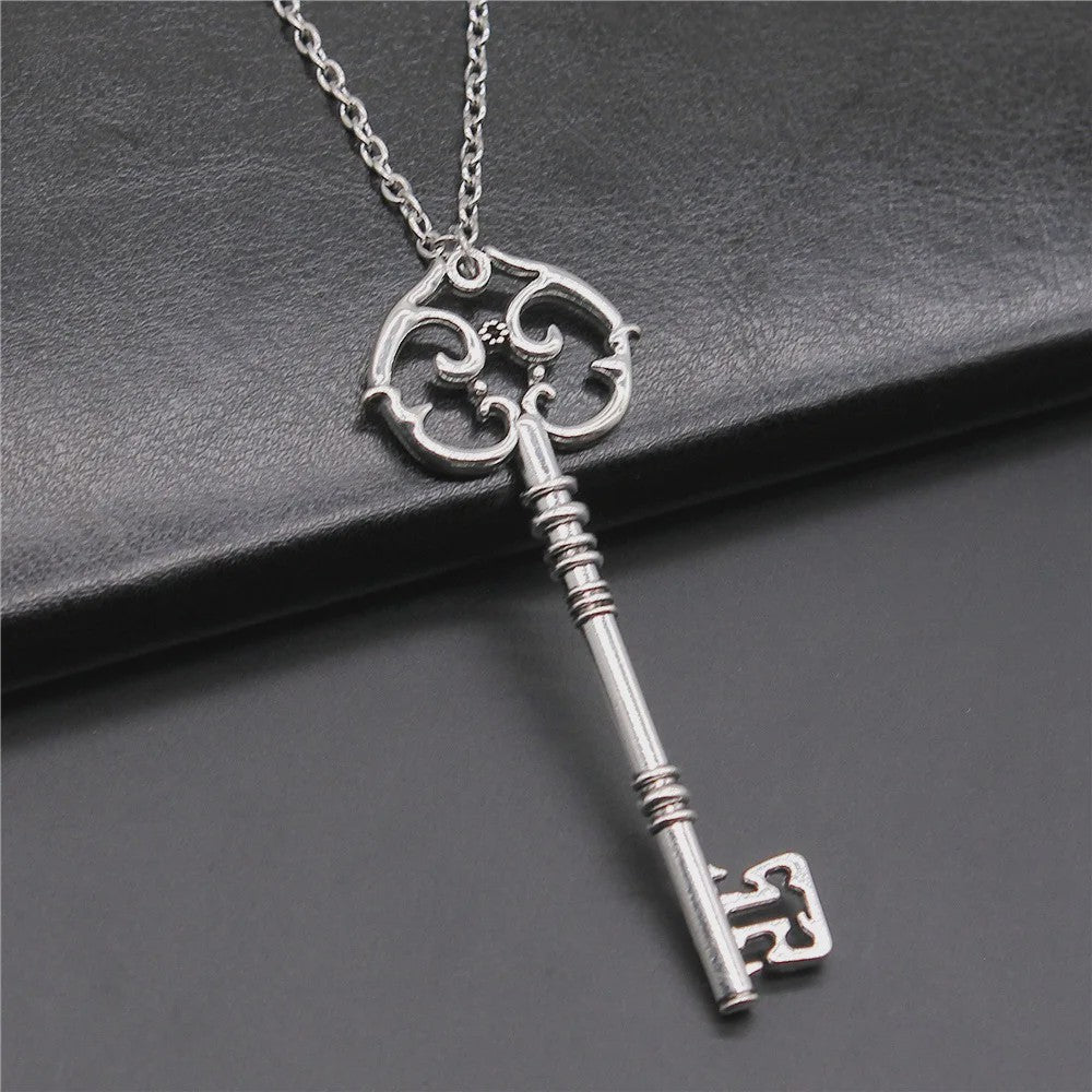 Vintage Sleutelhanger Ketting - Grote Opvallende Hanger voor Dames en Heren