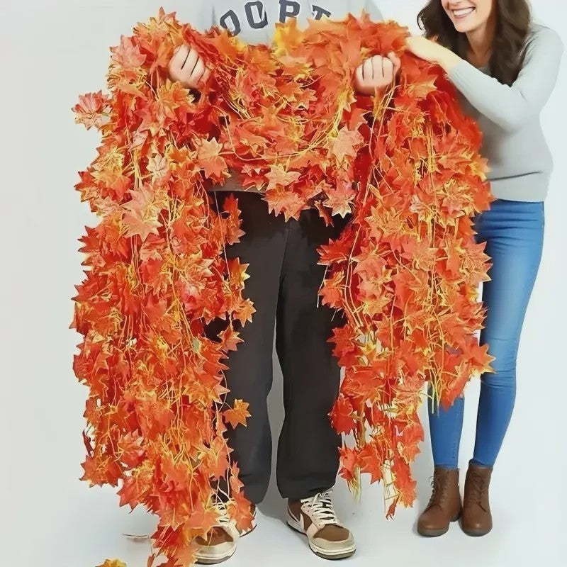 Kunst Slinger Esdoornbladeren - Herfstdecoratie voor Feestdagen en Bruiloften