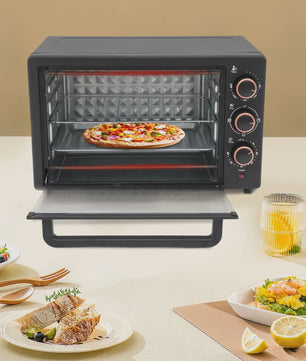 Elektrische Oven 1000W - 22L met Grillpan - Bakken, Grillen & Roosteren