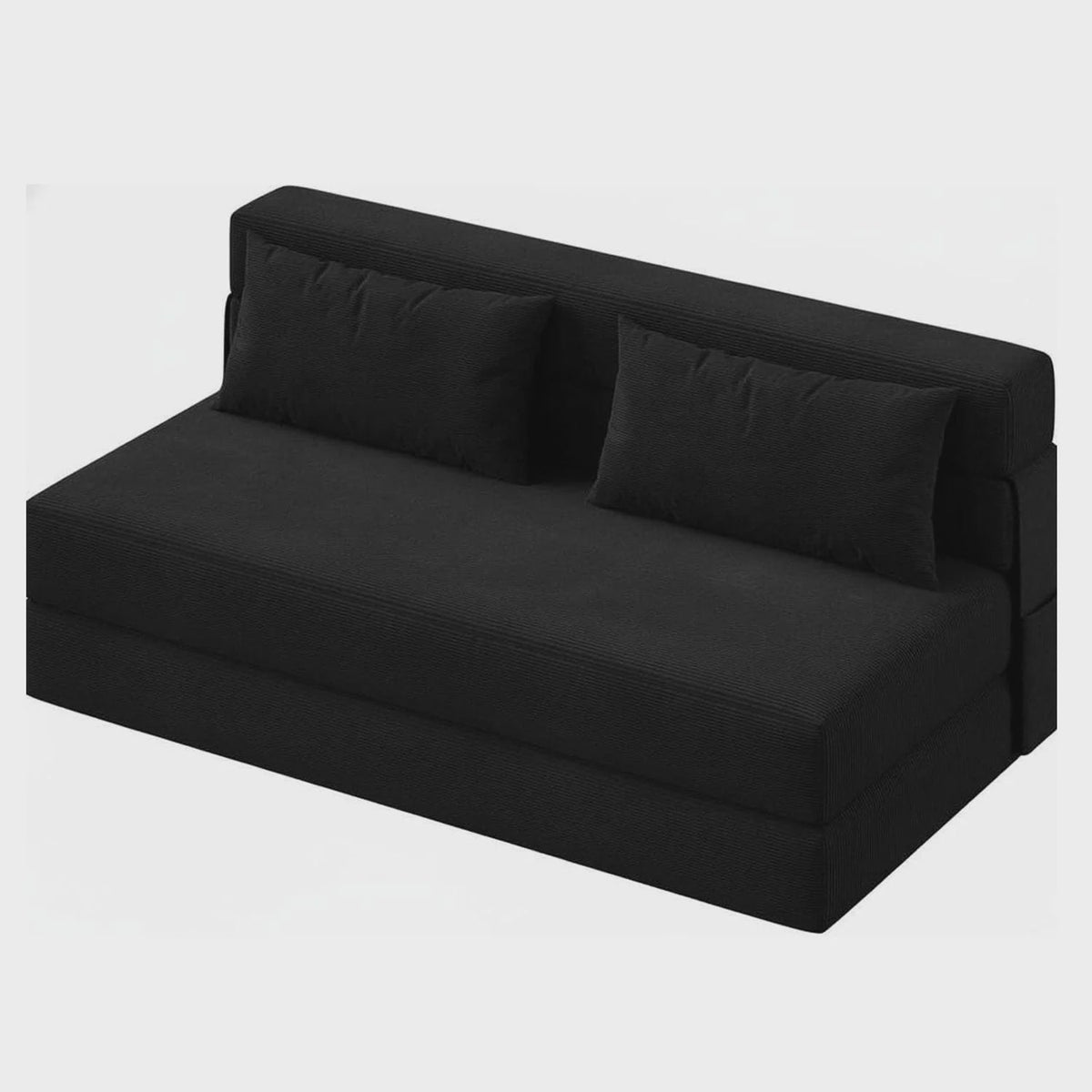 Garvee 4-in-1 Opvouwbare Futon Sofa Bed: Multifunctionele Slaapbank met Memory Foam Matras & Kussen