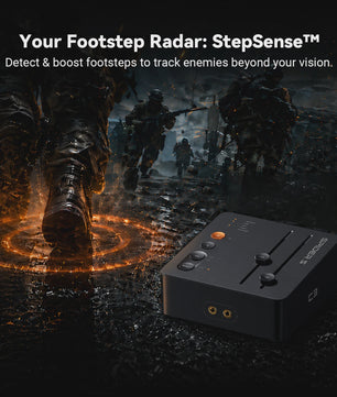 Fosi Audio C3 Gaming DAC & Headphone Amplifier - Verbeter Voetstappen Geluid voor PC/PS5 met USB Sound Card