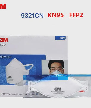 3M Aura 9321CN+ KN95 FFP2 Mondkapje - Bescherming tegen fijnstof en smog