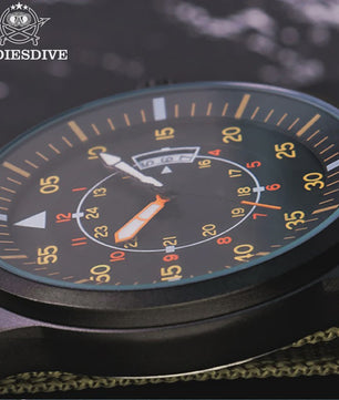 ADDDIESDIVE Heren Luxe Horloge - Waterdicht 50M, Luminous, Datumweergave