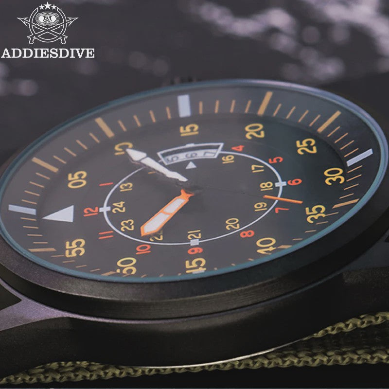 ADDDIESDIVE Heren Luxe Horloge - Waterdicht 50M, Luminous, Datumweergave