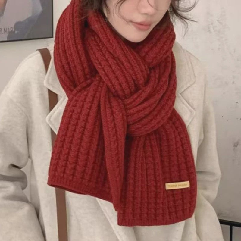 Dikke Gebreide Sjaal Dames Heren - Zachte Cable Knit Wrap voor Winterse Warmte