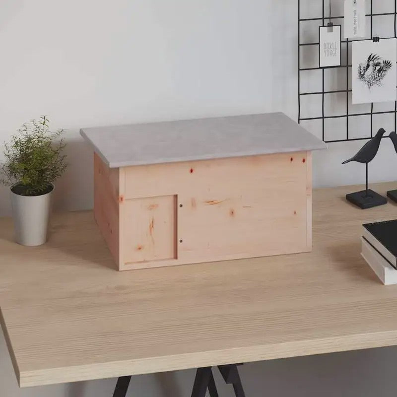 Houten Egelhuisje 45x33x22 cm - Buitenverblijf voor Kleine Dieren