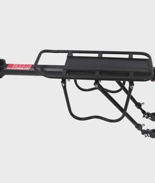 Aluminium Fietscarrier Zwart - Robuuste Bagagedrager Achter voor Fietsen