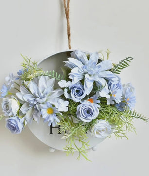 Kunstboeket Rozen, Dahlia's & Hydrangea's - Decoratie voor Huis, Bruiloft & Tuin