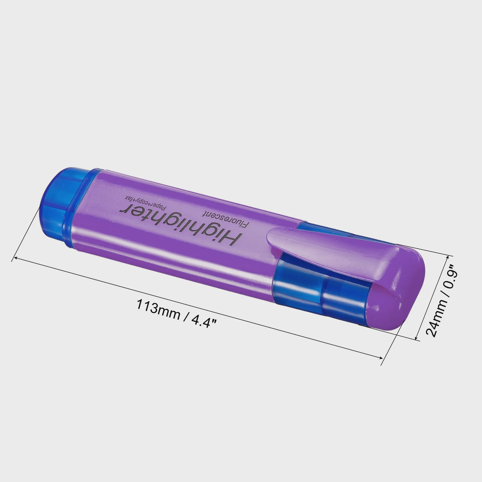 Set van 4 of 6 Fluorescerende Highlighters met Brede Stift - Ideaal voor Tekenen, Markeren en Kantoor