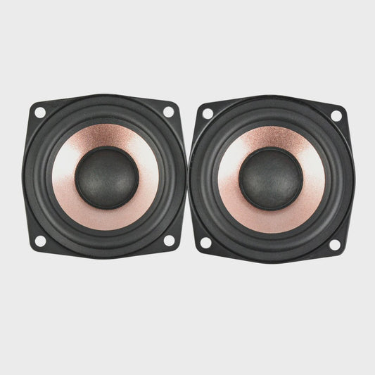 AIYIMA 2x 2.5 Inch Full Range HIFI Speakers - 4/8 Ohm, 8-15W - Desktop & Home Theater