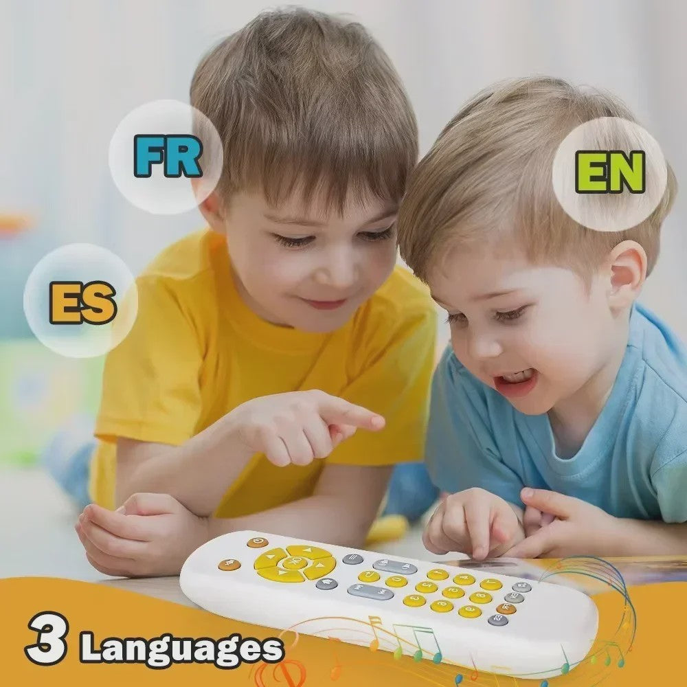 Interactieve Baby Afstandsbediening Speelgoed met Muziek & Licht - Leerzaam Speelgoed voor 1-3 Jaar